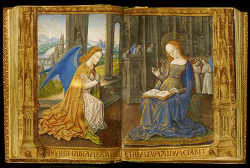 The Angel Gabriel and the Virgin Mary