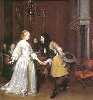 The Introduction, by Gerard Terborch