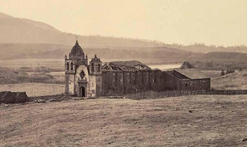 Mission Carmel, ruins, 1876