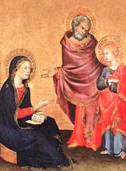 Returned to Nazareth, by Simone Martini