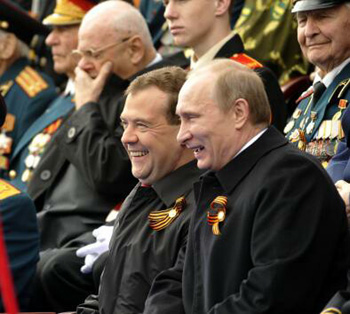 Putin and Medvedev favor the old army