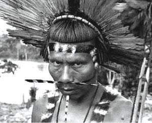 A tribale native in the Amazon