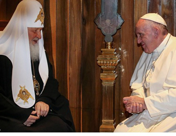 pope francis patriarch kirill