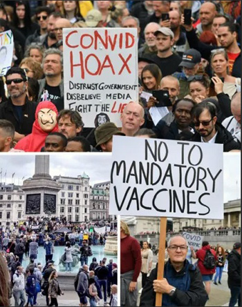 Needed protests against vaccines