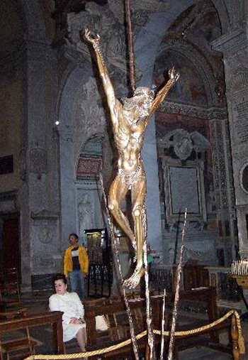 distorted crucifix