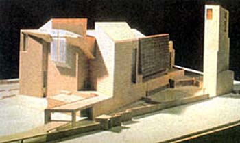 A model of the new Los Angeles Cathedral