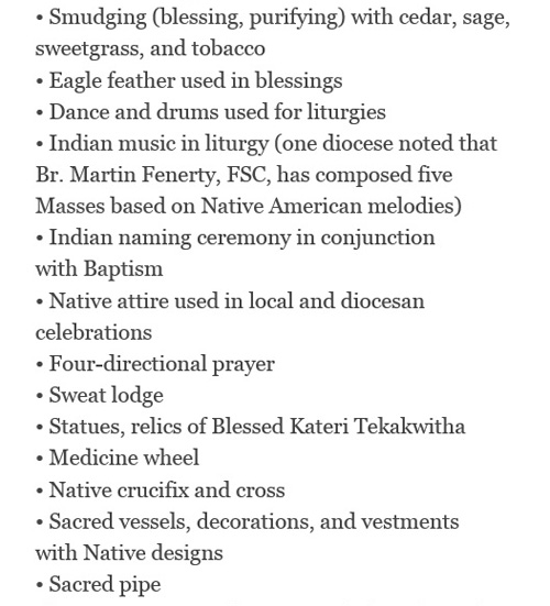 A list of Native American religious ceremonies