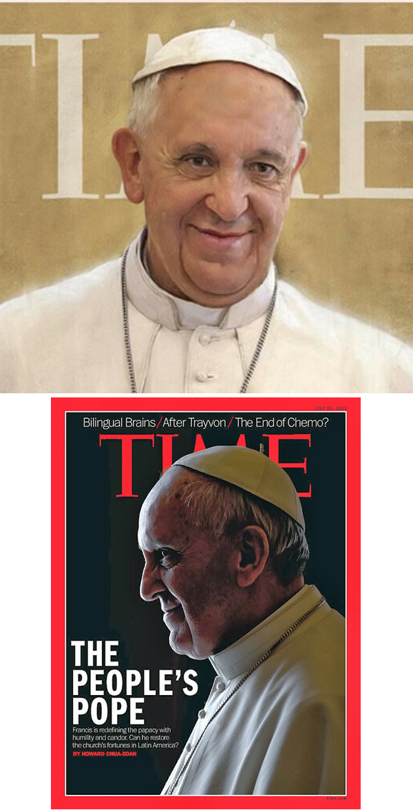 Pope Francis Horned by Times 02