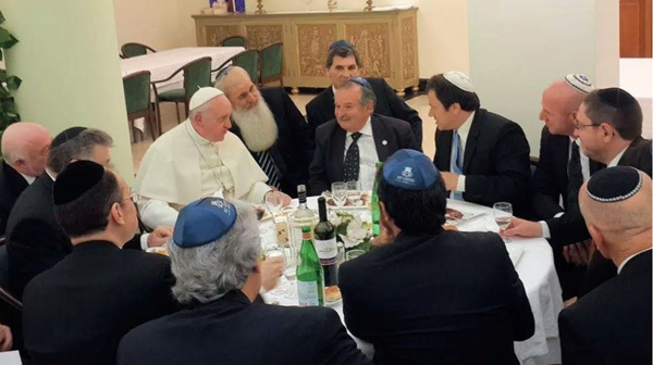 Rabbis meet with Francis