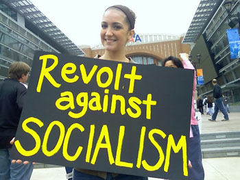Protest against Socialism