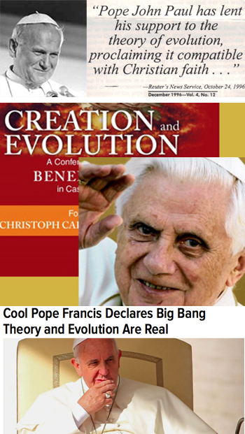 Evolution conciliar popes