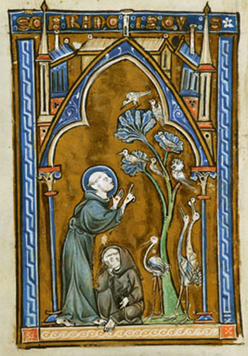 St. Francis preaching to the birds