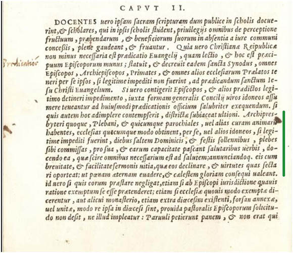 Latin text of the Council of Trent