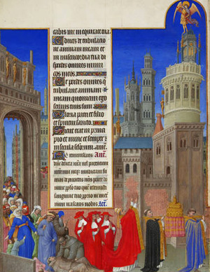 St. Gregory sees St. Michael ending the plague