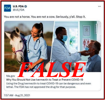 FDA false warning