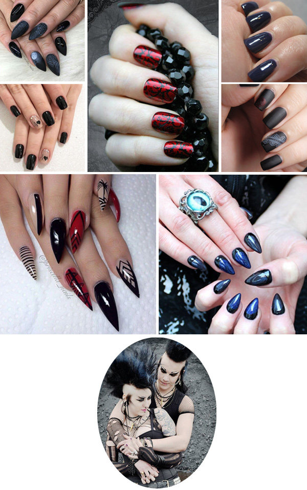 Dark finger nails