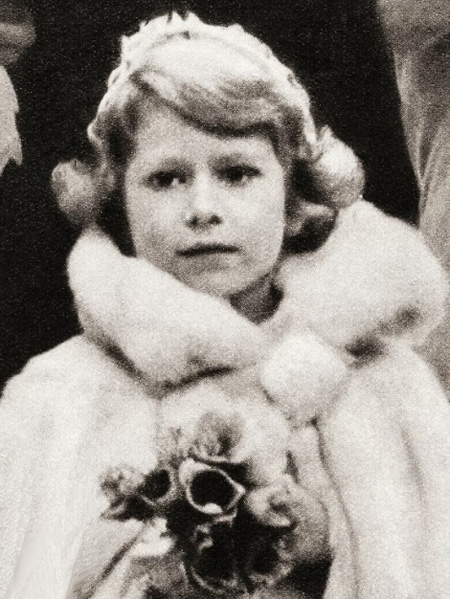 Queen Elizabeth at age 5