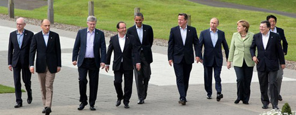 Leaders of G-8 in 2013
