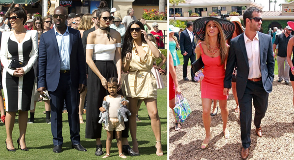 Casual dress at the Del Mar racetrack in the present day