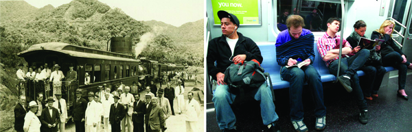 Travelling then and now