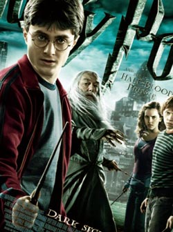 A movie poster of Harry Potter and the Half-Blood Prince