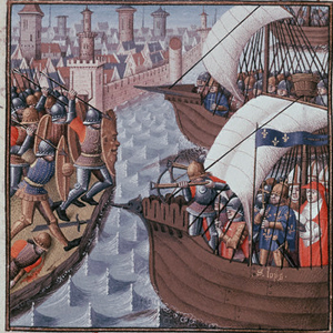 Crusaders during the Siege of Dalmietta