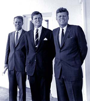 Three Kennedy brothers
