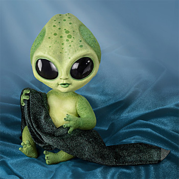 lifelike alien doll