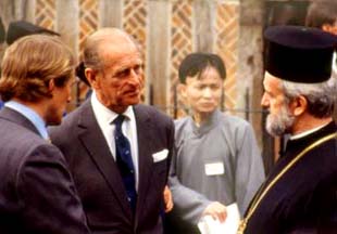 Prince Philip launching the Alliance of Religions and Conservation