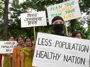India population control world population day