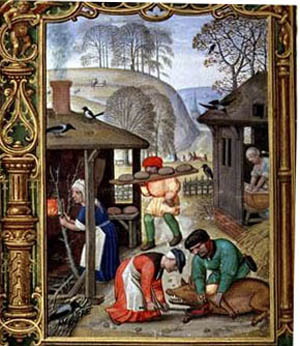 Medieval butchering