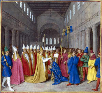 coronation of Charlemagne