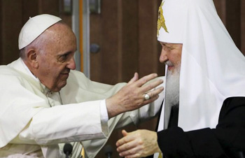 Kirill meets Francis