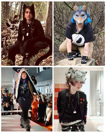 Some "emo" animal-identifying youth