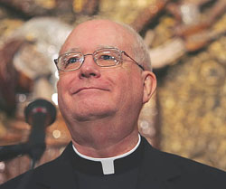 Archbishop Niederauer is friendly towards homosexuality