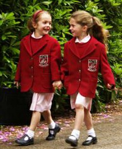 School uniform for girls in the UK