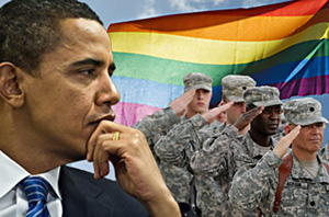 Obama supports homosexuals in the military