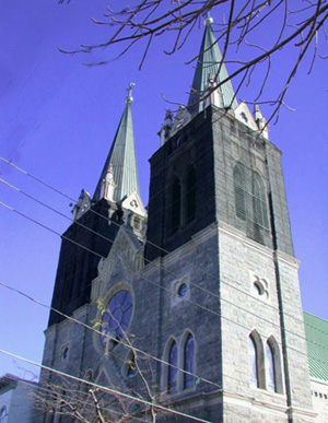 The towers of the St. George Church