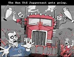 How the term juggernaut has been applied