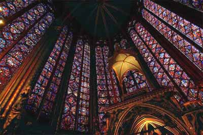 Stained glass windows of La Sainte Chapelle, Paris