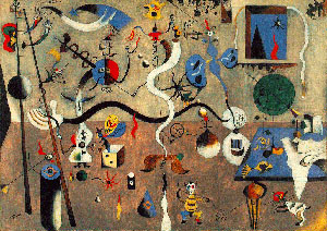 Surrealism painting by Miro