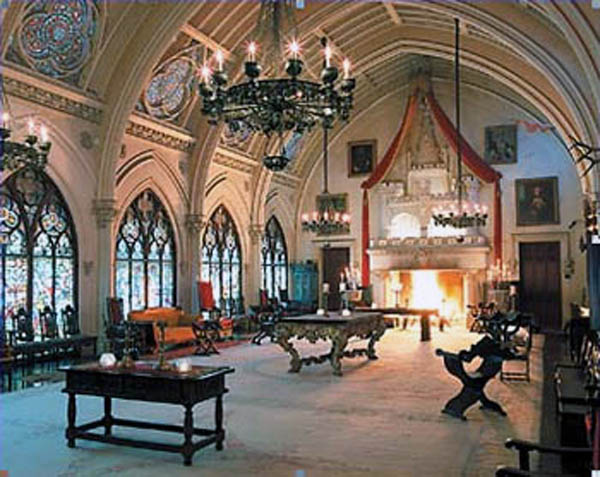 Belcourt Castle's interior