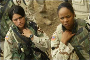 Masculine women soldiers