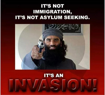 Terrorist invasion