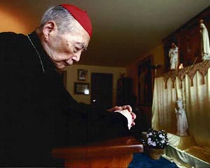 Cardinal Kung who had been imprisoned for 30 years