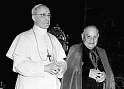 Pius XII and Card. Roncalli