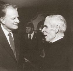 Fulton Sheen with Billy Graham