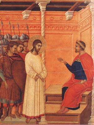 Pontius Pilate gives Our Lord over to the Jews