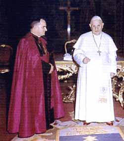 Cardinal Silvio Oddi and Pope John XXIII