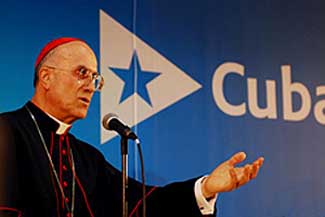 Bertone insists there is no persecution in Cuba